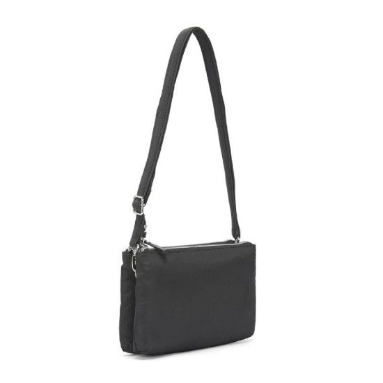 Сумка жіноча Stylesafe double zip crossbody, 5 ступенів захисту, колір чорний - 20630100 20630100 фото