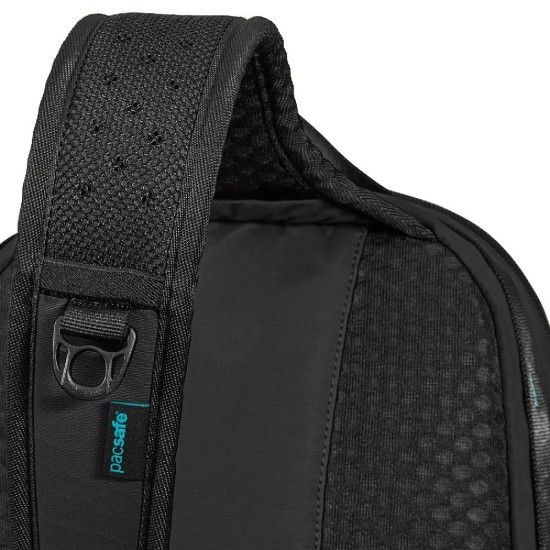 Сумка через плече антизлодій Pacsafe Eco 12L Sling Pack, 5 ступенів захисту, колір чорний - 41103138 41103138 фото