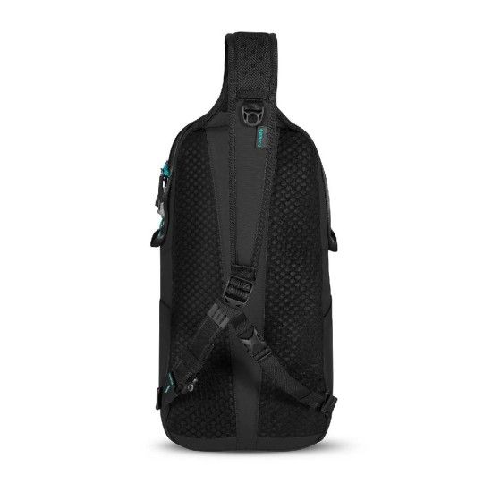 Сумка через плече антизлодій Pacsafe Eco 12L Sling Pack, 5 ступенів захисту, колір чорний - 41103138 41103138 фото